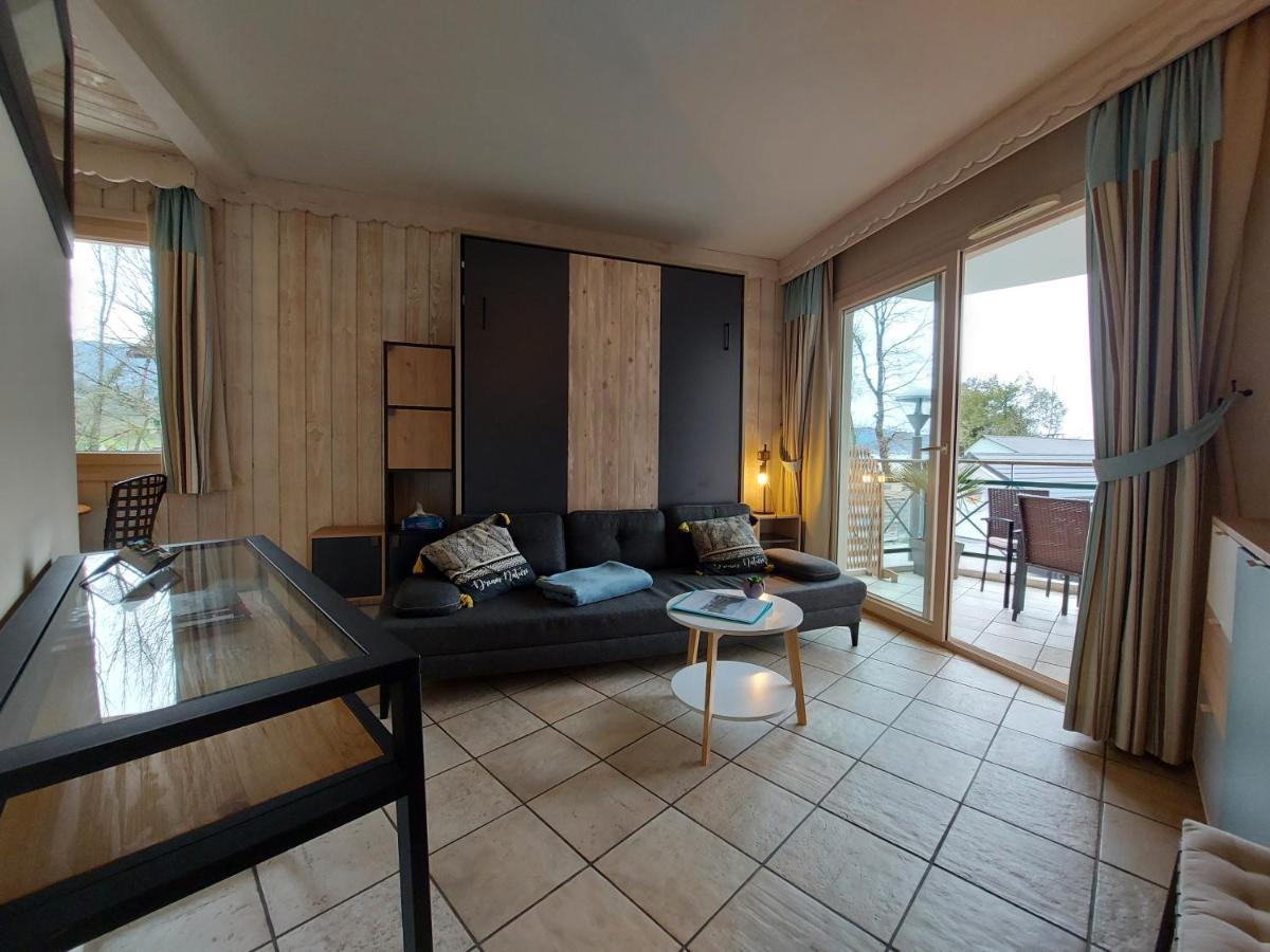 Appartement Avec Terrasse Sur Lac, Confort, Dans Résidence Avec Et Ponton Privee Duingt